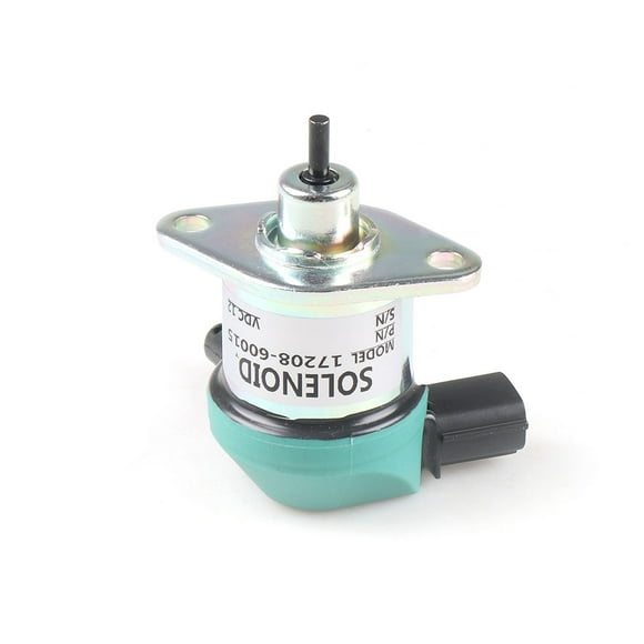 Jinsinto Close solenoid valve for Kubota 17208-60015, 12V excavator solenoid replacement kit