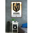 thumbnail image 2 of NHL Vegas Golden Knights - Logo 17 Wall Poster, 22.375" x 34", Framed, 2 of 2