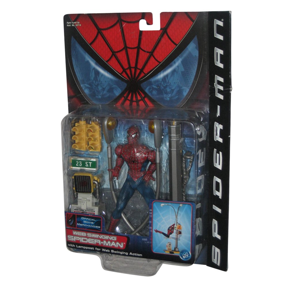 Marvel SpiderMan Movie Web Swinging Toy Biz Action Figure Walmart