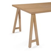 Christopher Knight Home 7-Piece Dining Set, Solid Wood Table with 6 Upholstered Dining Chairs, Wheat+Oak