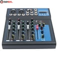 thumbnail image 6 of 4-Channel Mixer Bluetooth Studio Audio Mixer DJ Live Sound Mixing Console USB, 6 of 15