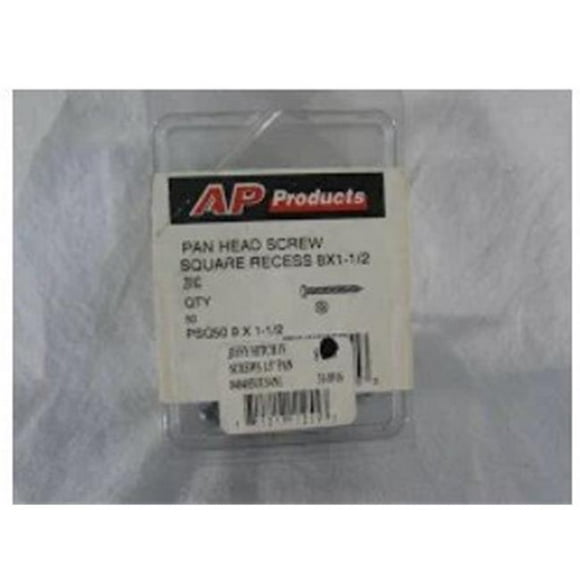 AP Products 1103.1056 1.5 in. Zinc Pan Head Screws - Pack of 50