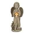 thumbnail image 2 of Zxsyw Solar Angel Garden Statues Praying Angel Figure Watertight Angel Figure on The Grave Outdoor Decoration Angel Sculpture Decorative Yard, 2 of 5