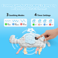 thumbnail image 2 of Baby Vibrating Sleep Soother Dinosaur 3 Adjustable Vibration Modes Portable Sleep Soothing Doll Toy, 2 of 10