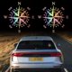 thumbnail image 1 of 2 uds radio jet sept couleurs boussole bouchon autocollant voiture boussole autocollant SUV hors route carrosserie porte de coffre impermeable universal, 1 of 5