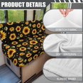thumbnail image 5 of Pzuqiu Yellow Sunflower Camper Cushion Slipcover Scratch Resistant 2Pcs Rv Dinette Cushion Cover Replacement Lightweight Rv Accessories for Travel Trailer Couch Rv Booth Seat, 5 of 6