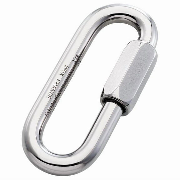 Maillon Rapide Delta Plated Quick Links - Stainless Steel 7mm Bulk Pack of 9/32" Standard Carabiners
