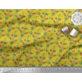 thumbnail image 3 of Soimoi Poly Georgette Fabric Leaves & Floral Decor Fabric Printed Yard 52 Inch Wide, 3 of 3
