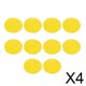 thumbnail image 1 of 4x10 Uds. Marcadores De Puntos Redondos De 4 Pulgadas Para Herramientas De Profesores De Deportes Jardín De Infantes Amarillo, 1 of 5