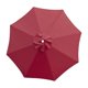 thumbnail image 5 of Sombrilla ligera para patio con dosel superior Rojo, 5 of 9