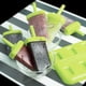 thumbnail image 4 of Moldes para helados de paletas, moldes de silicona, reutilizables, verdes, 4 of 5