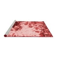 thumbnail image 2 of Ahgly Company Machine Washable Indoor Square Abstract Red Modern Area Rugs, 7' Square, 2 of 4