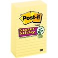 thumbnail image 1 of Super Sticky Notes, 4 x 6", 5 pads, 2 x the stickiness, canary yellow, recyclable (660), 1 of 5