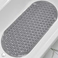 thumbnail image 4 of TUOBARR Bath Mat Non-slip Mat Long Ellipse PVC Bath Mat Bubble Massage Foot Mat Suction Cup Floor Mat, 4 of 5