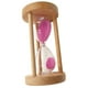 thumbnail image 5 of Reloj de arena de 6/8/12/20/25 minutos con marco de madera para decoración de mesa. Rosa 12min, 5 of 7