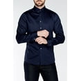 thumbnail image 3 of Gant Diamond G Men's Fitted Stretch Plain Sateen Town Collar Shirt (3050016), Persian Blue, 40, 3 of 3