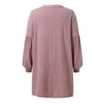 thumbnail image 5 of Hanerdun Women Open Front Cardigans Female Solid Cardigan Sweaters Pink XL, 5 of 5
