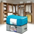 thumbnail image 2 of Cheers Sac de Rangement Portable en Tissu Non Tissé pour Couette, Couverture, Vêtements de Maison, 2 of 8