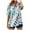 #139-White, variant on Linen-Look Printed V-Neck 3/4 Sleeve Shirt - Women's Roll-Tab Sleeve Blouse for Coastal Weekend Getaways, Art Gallery Openings, and Effortlessly Tailored Bohemian Chic Top