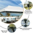 thumbnail image 6 of Gymax 10'x20' Pop up Canopy Tent Folding Heavy Duty Sun Shelter Adjustable W/Bag White, 6 of 10