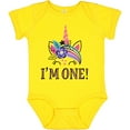 thumbnail image 3 of Inktastic First Birthday Unicorn for Girl Girls Baby Bodysuit, 3 of 5