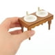 thumbnail image 3 of Casa de muñecas en miniatura, accesorio para lavabo de baño, decoración para lavabo de baño, diseño de escena de baño, 3 of 5