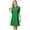 Mid Green, variant on Women's Double Take Full Size Texture Collared Neck Short Sleeve Dress 98% Polyester 2% Spandex for daily wear