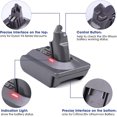 thumbnail image 4 of Adaptador de Batería V6V7V8 para Dyson V6 V7 V8, para Craftsman 20V V20 Batería de Litio para Dyson SV04 SV03 VTC4 DC59 DC58 DC62 SV09 para V6 Animal Motorhead V6 Reemplazo de Batería de Vacío Inalámbrico Delgado, 4 of 10