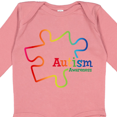 thumbnail image 4 of Inktastic Rainbow Gradient Autism Boys or Girls Long Sleeve Baby Bodysuit, 4 of 5