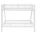 thumbnail image 4 of Euroco Metal Twin XL over Queen Bunk Bed Frame for Kids Teens Adults, White, 4 of 9