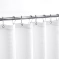 thumbnail image 5 of Better Homes & Gardens Solid Waffle 72" x 72" Fabric Shower Curtain, White, 5 of 6