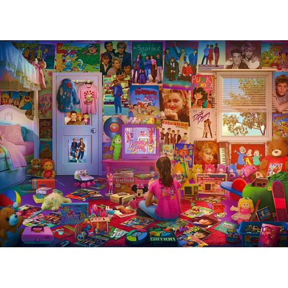 Casse-Tête de 1000 Pcs Girl Power '80s and '90s Pop Culture par Rachid Lotf