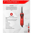 thumbnail image 5 of Power Probe PP3 Clam Shell, 12-24V, Red Circuit Tester, Portable Diagnostic Tool, 5 of 7