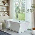 thumbnail image 5 of Vanity Art 59'' x 30'' Freestanding Soaking Bathtub, 5 of 8