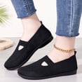 thumbnail image 2 of CAIXAI Walking Shoes with Wide Width Wide Toe Box Shoes Women Casual Mesh Knitted Woven Platform Sneakers Walking Anti-Skid Adjustable Upper Mary Jane Shoes Hands-Free Walking Tennis Shoes, 2 of 8
