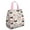 Husky Dog Flower, variant on Husky Dog Flower Floral Insulated Lunch Bag for Women & Adults,Large Portable Soft Cooler Lunch Bag,Thermal Food Storage Tote with Pearl Cotton,8.66L,8.75x5.75x9.5 Inch