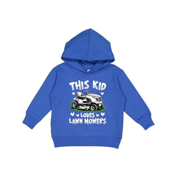 Inktastic This Kid Loves Lawn Mowers Toddler Hoodie
