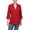 Jester Red, variant on Womens Petites Solid  Two-Button Blazer