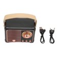 thumbnail image 1 of Haut-parleur Vintage, Haut-Parleur Rétro Compact Modes de Jeu Multiples 50Hz à 18KHz pour l'Extérieur Noir, 1 of 8