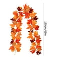 thumbnail image 1 of Halloween Decorations Fake Vines with Artificial Maple Leaves for Party Decoration 10 ft Long, 1 of 2