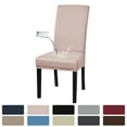 thumbnail image 4 of Chair Covers Chair Slipcover Super Fit Stretch Kitchen Chairs Slipcovers Removable Washable Chairs Seat Slipcover for Dining Room Kitchen Banquet, Pink, 4 of 6