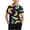 Navy, variant on GUZOM Kids Boys Banana Print Polo Shirt Navy Quick Dry Performance Short Sleeve Button Down Tops,Size 14-15 T