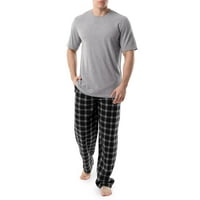 Fruit Of The Loom Men's Short Sleeve Top and Pajama Set (various)