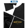 thumbnail image 7 of AllAreN Personalized Father Shirt Best POP in the World T-Shirts for Father Cotton Fashion Fathers T-Shirt, 7 of 7