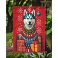 thumbnail image 3 of Siberian Husky Holiday Christmas Garden Flag 11.25 in x 15.5 in, 3 of 5