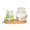 C, variant on KGJQ Mini Plant Propagation Station, Hydroponic Glass Vase with Cute Animals Figurine, Home Office Desks Aesthetic Decorations, Gift for Women Plant Lovers and Animal Lovers