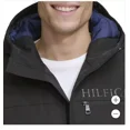 thumbnail image 4 of Tommy Hilfiger Men's Performance Windbreaker and Rain Jacket with Quilted Lining (Black, Large), 4 of 5