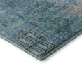 thumbnail image 4 of Addison Rugs Mayfield Washable Transitional Patchwork Teal Runner Rug, 2'3" x 7'6", 4 of 5