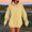Yellow, variant on Dasayo Lightweight Women's Sweatshirts and Hoodies Blue Plus Size Long Sleeve Drawstring Striped Hoodies Women Shirts L
