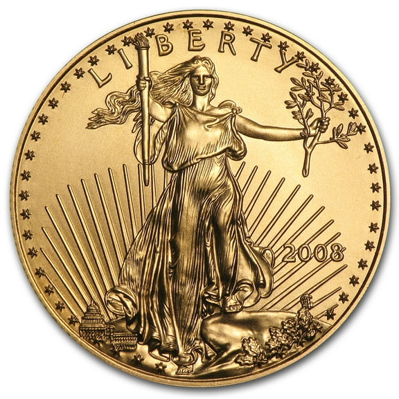 2008 1/2 oz American Gold Eagle BU